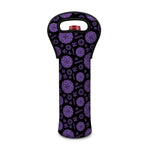 Sahasrara Chakra Pattern Print Single Neoprene Wine Tote