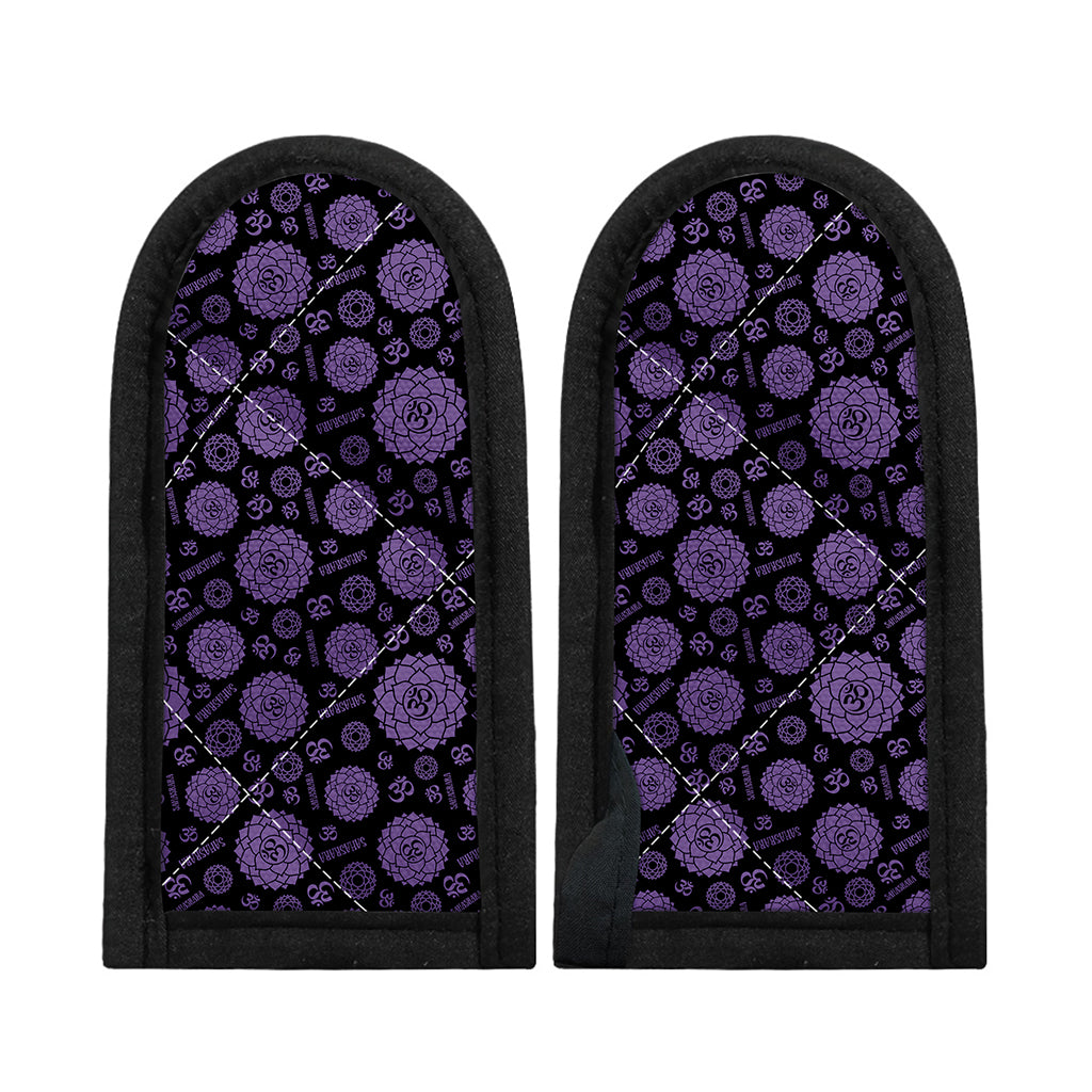 Sahasrara Chakra Pattern Print Skillet Handle Cover