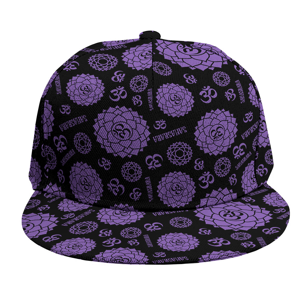 Sahasrara Chakra Pattern Print Snapback Cap