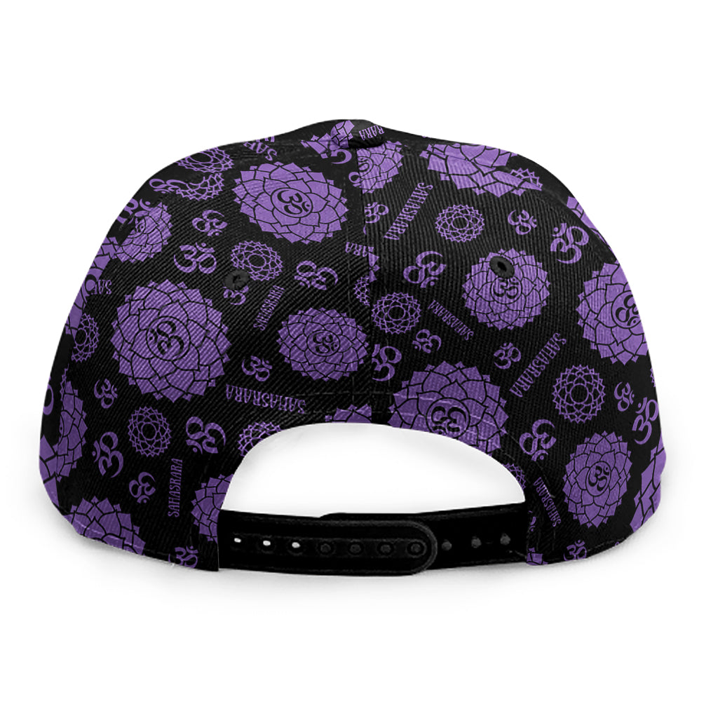 Sahasrara Chakra Pattern Print Snapback Cap