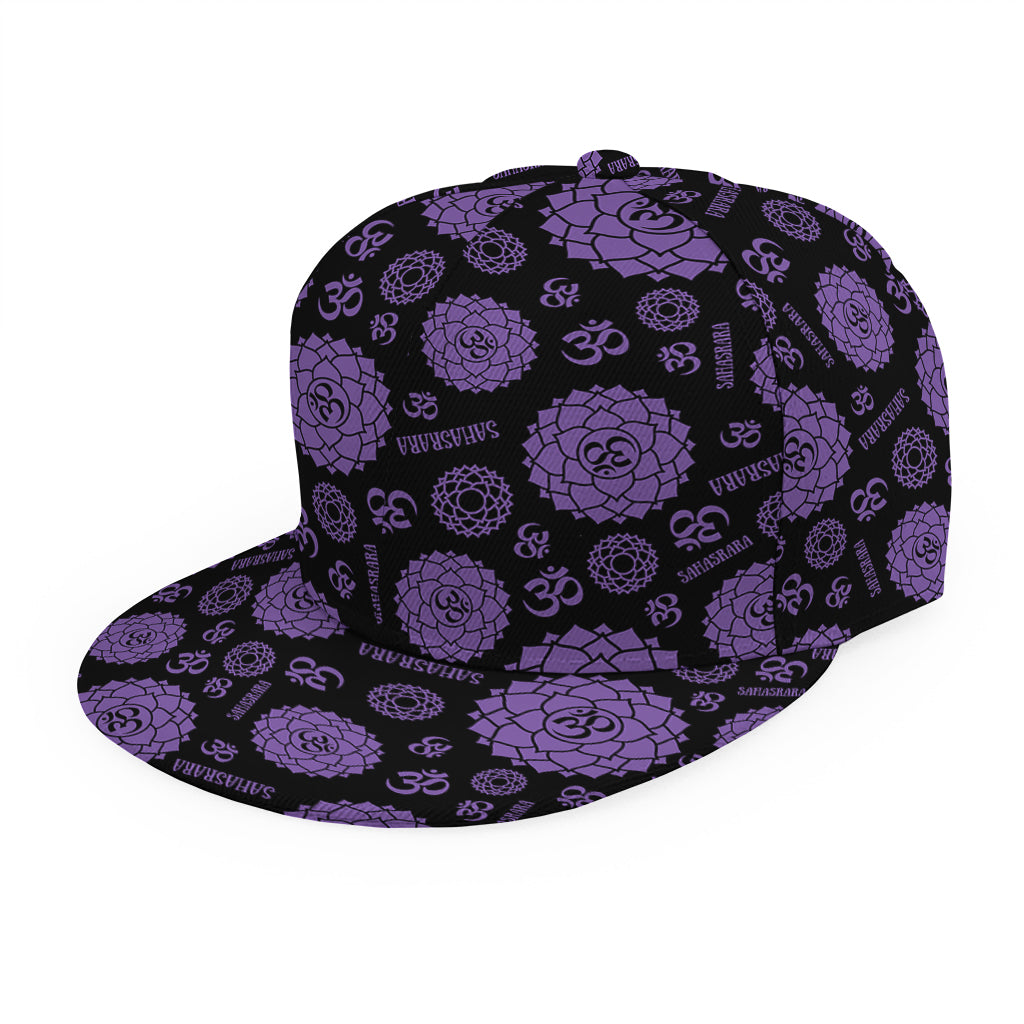 Sahasrara Chakra Pattern Print Snapback Cap