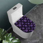 Sahasrara Chakra Pattern Print Toilet Lid Cover