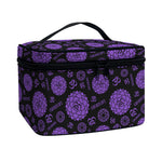 Sahasrara Chakra Pattern Print Travel Makeup Bag