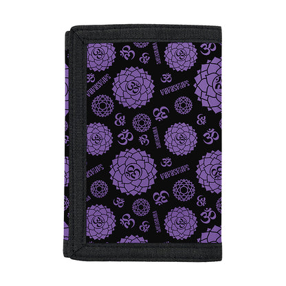 Sahasrara Chakra Pattern Print Trifold Wallet