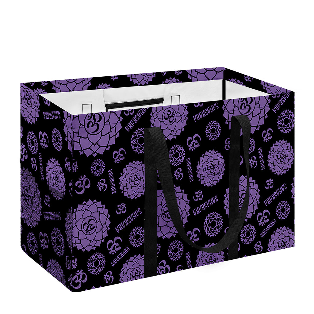 Sahasrara Chakra Pattern Print Utility Tote Bag