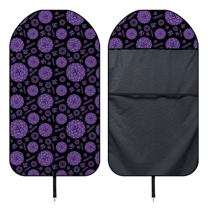 Sahasrara Chakra Pattern Print Waterproof Car Seat Cover