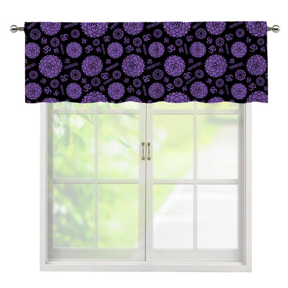Sahasrara Chakra Pattern Print Window Valance