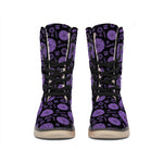 Sahasrara Chakra Pattern Print Winter Boots