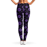 Sahasrara Chakra Pattern Print Women's Leggings