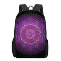 Sahasrara Chakra Spiritual Print 17 Inch Backpack