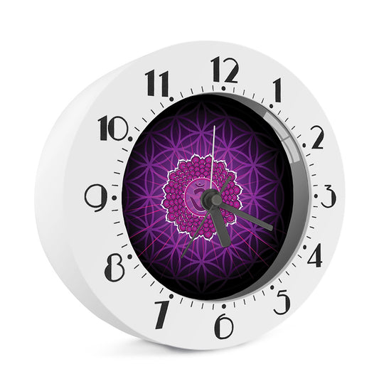 Sahasrara Chakra Spiritual Print Alarm Clock