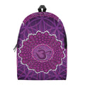 Sahasrara Chakra Spiritual Print School Backpack
