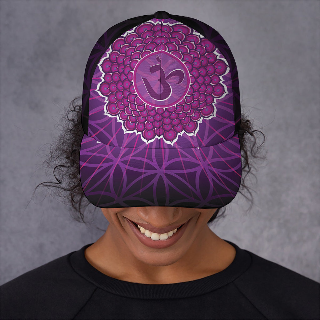 Sahasrara Chakra Spiritual Print Baseball Cap