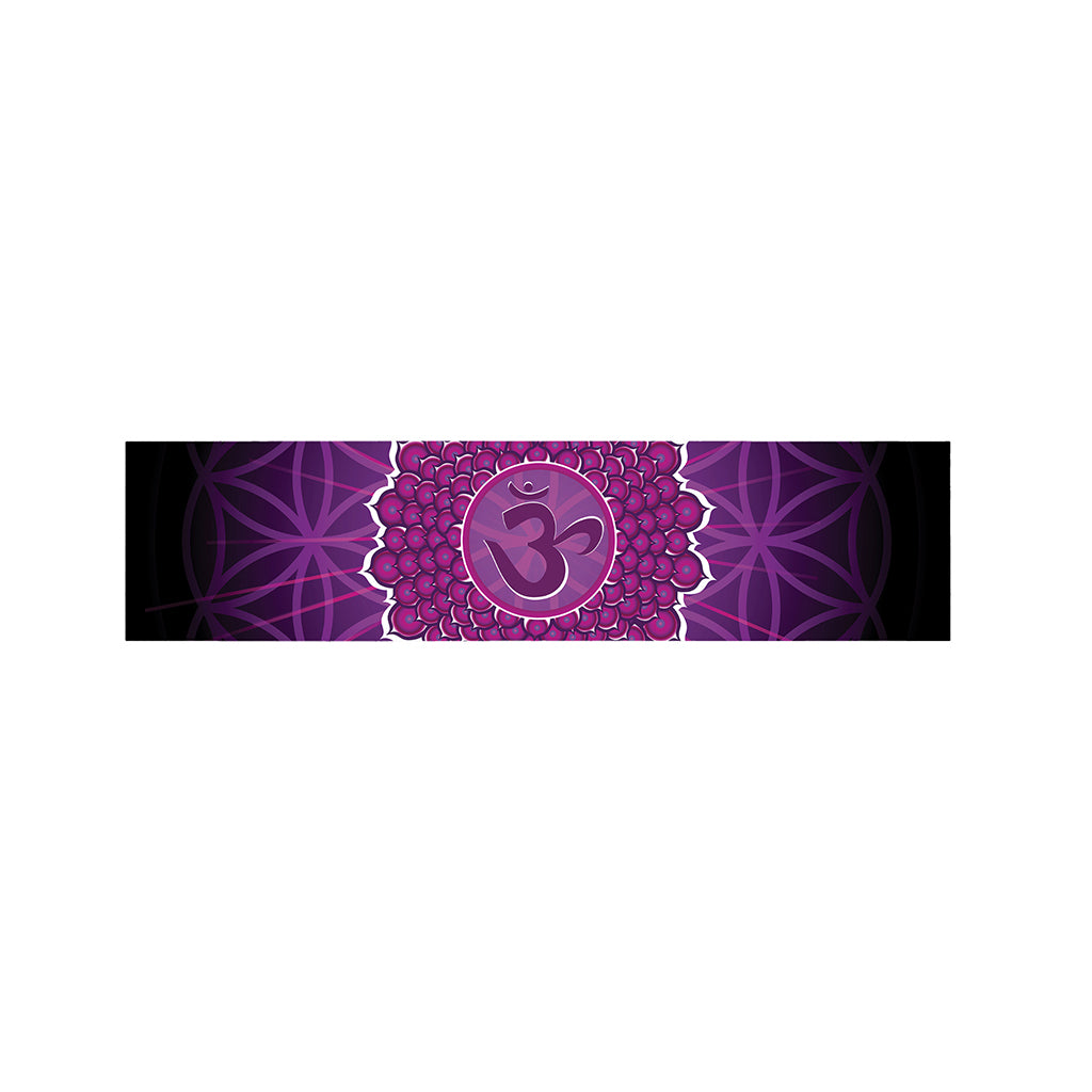 Sahasrara Chakra Spiritual Print Bed Runner