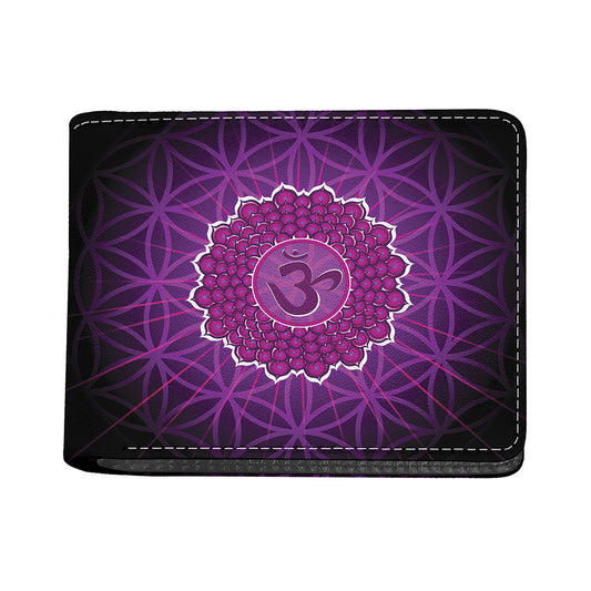 Sahasrara Chakra Spiritual Print Bifold Wallet