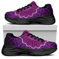 Sahasrara Chakra Spiritual Print Black Chunky Shoes