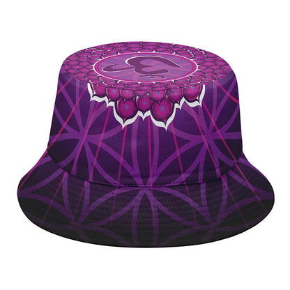 Sahasrara Chakra Spiritual Print Bucket Hat