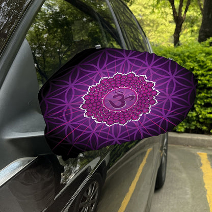 Sahasrara Chakra Spiritual Print Car Side Mirror Covers