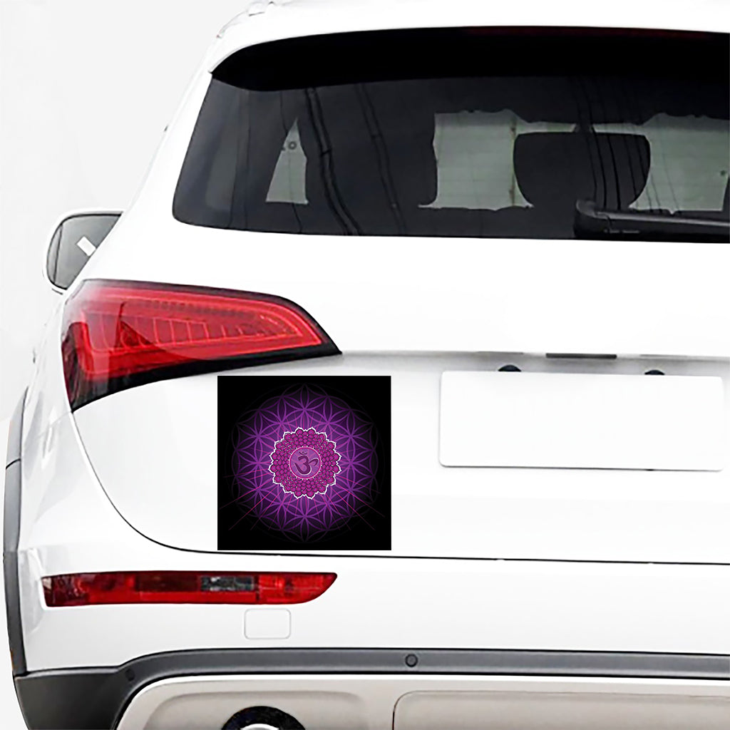 Sahasrara Chakra Spiritual Print Car Sticker