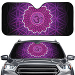 Sahasrara Chakra Spiritual Print Car Windshield Sun Shade