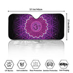 Sahasrara Chakra Spiritual Print Car Windshield Sun Shade