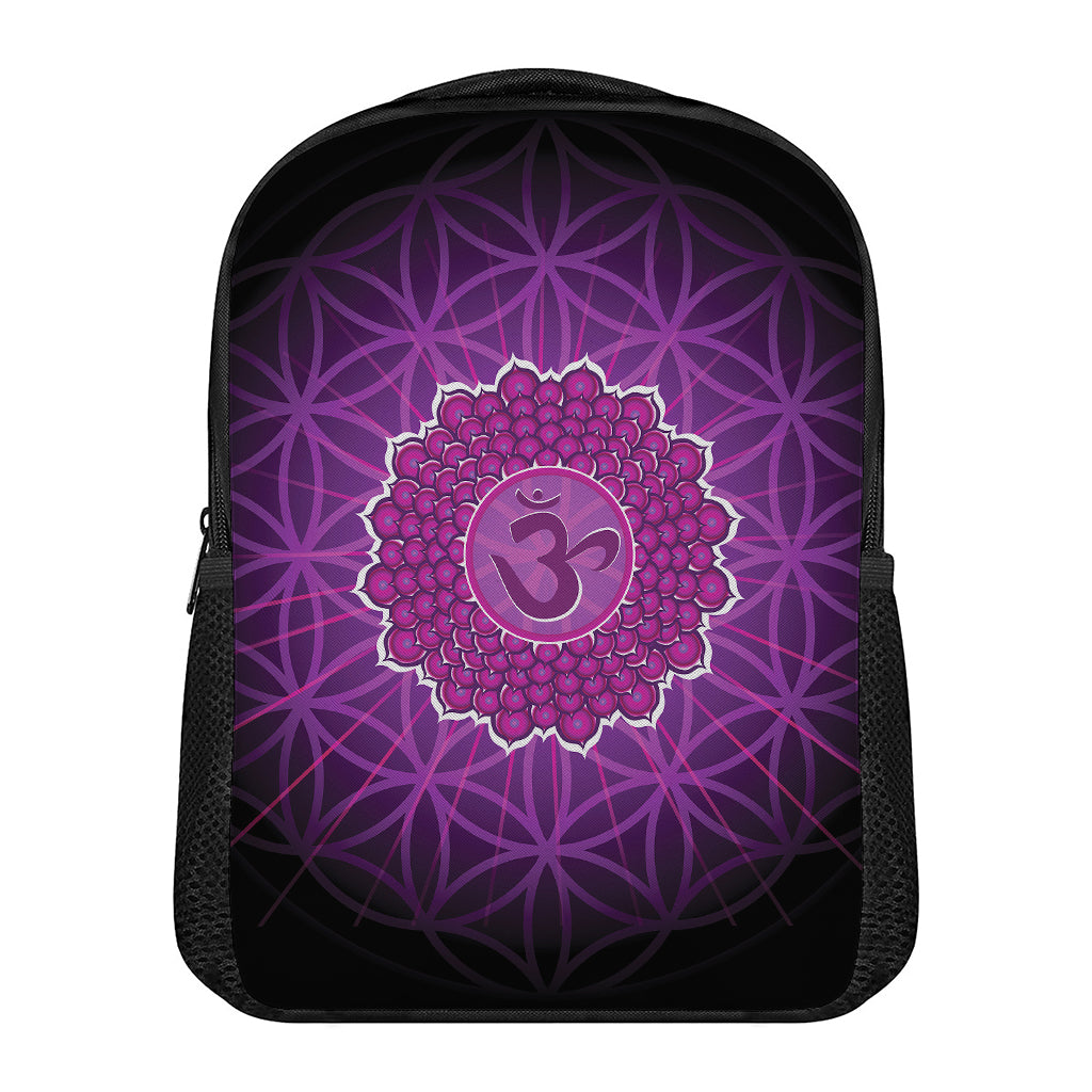 Sahasrara Chakra Spiritual Print Casual Backpack