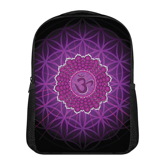 Sahasrara Chakra Spiritual Print Casual Backpack