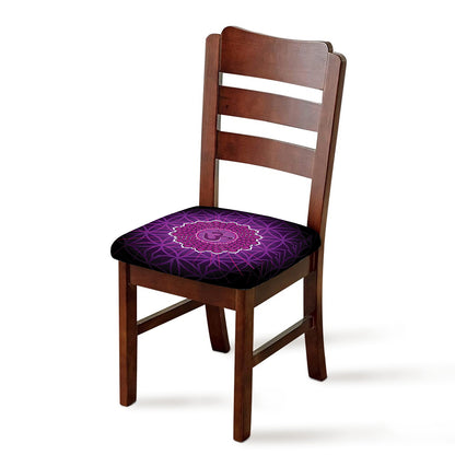 Sahasrara Chakra Spiritual Print Chair Cushion Cover