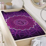 Sahasrara Chakra Spiritual Print Changing Pad Cover