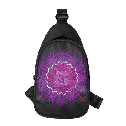 Sahasrara Chakra Spiritual Print Chest Bag