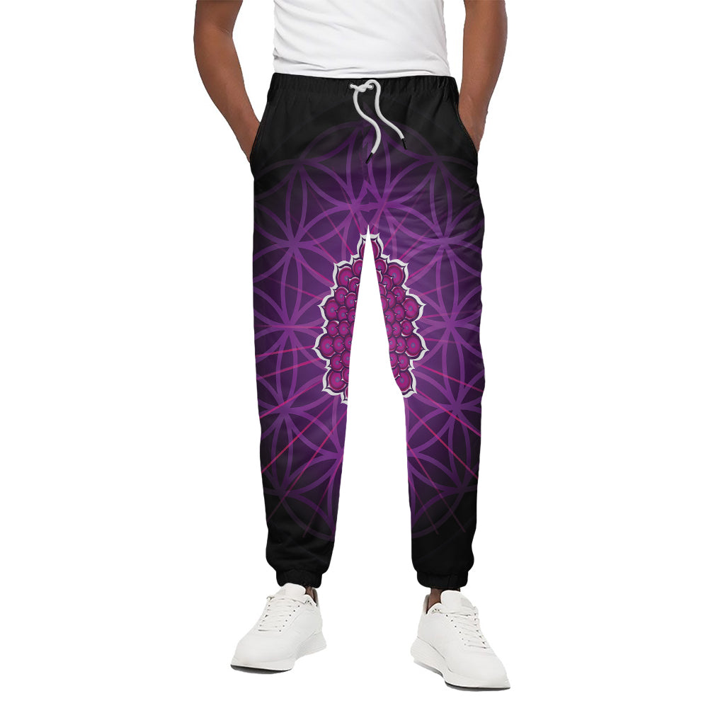 Sahasrara Chakra Spiritual Print Cotton Pants