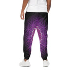 Sahasrara Chakra Spiritual Print Cotton Pants