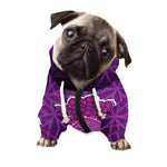 Sahasrara Chakra Spiritual Print Dog Zip Up Hoodie