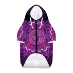 Sahasrara Chakra Spiritual Print Dog Zip Up Hoodie
