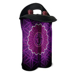Sahasrara Chakra Spiritual Print Double Neoprene Wine Tote