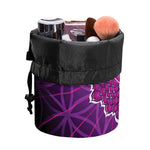 Sahasrara Chakra Spiritual Print Drawstring Makeup Bag