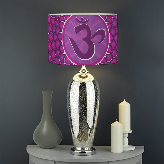 Sahasrara Chakra Spiritual Print Drum Lamp Shade