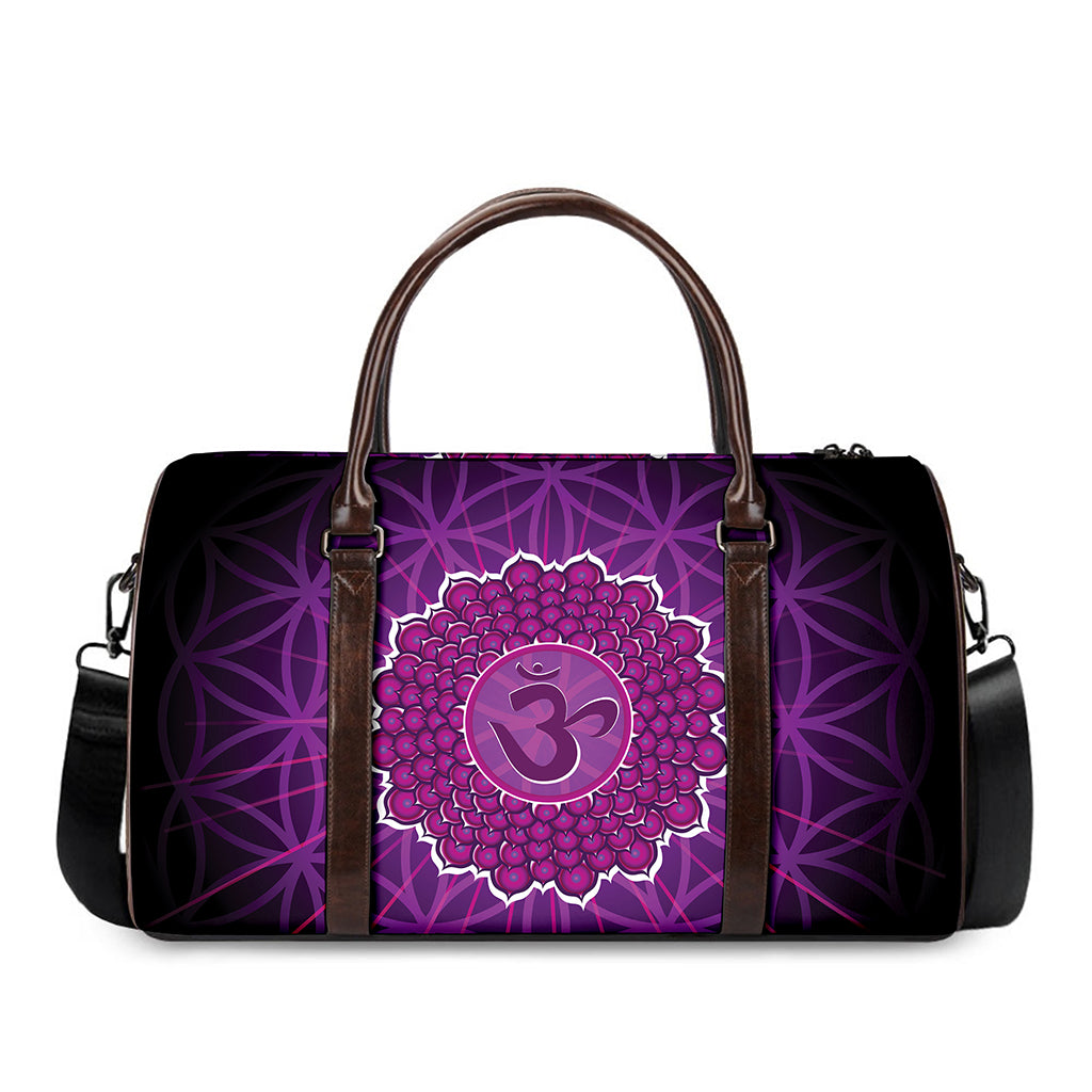 Sahasrara Chakra Spiritual Print Duffle Bag