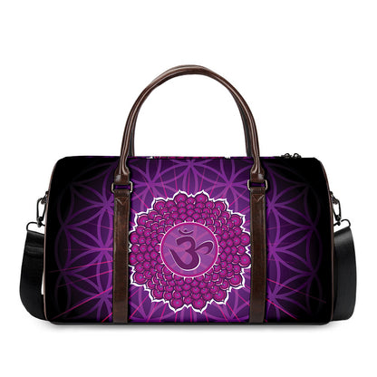 Sahasrara Chakra Spiritual Print Duffle Bag