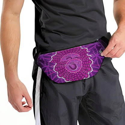 Sahasrara Chakra Spiritual Print Fanny Pack