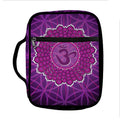Sahasrara Chakra Spiritual Print Front Pocket Bible Bag