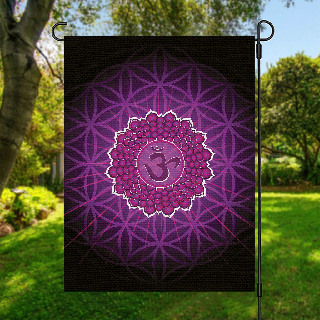 Sahasrara Chakra Spiritual Print Garden Flag