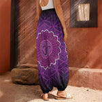 Sahasrara Chakra Spiritual Print Harem Pants