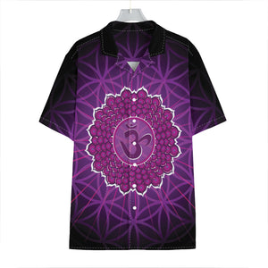 Sahasrara Chakra Spiritual Print Hawaiian Shirt