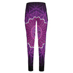 Sahasrara Chakra Spiritual Print High-Waisted Pocket Leggings