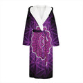 Sahasrara Chakra Spiritual Print Hooded Bathrobe