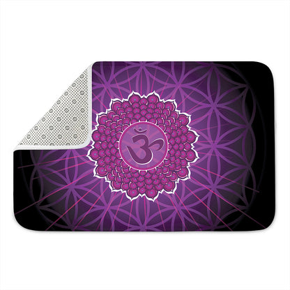 Sahasrara Chakra Spiritual Print Indoor Door Mat