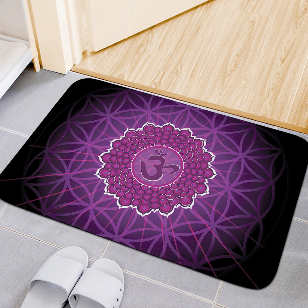 Sahasrara Chakra Spiritual Print Indoor Door Mat