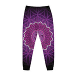 Sahasrara Chakra Spiritual Print Jogger Pants