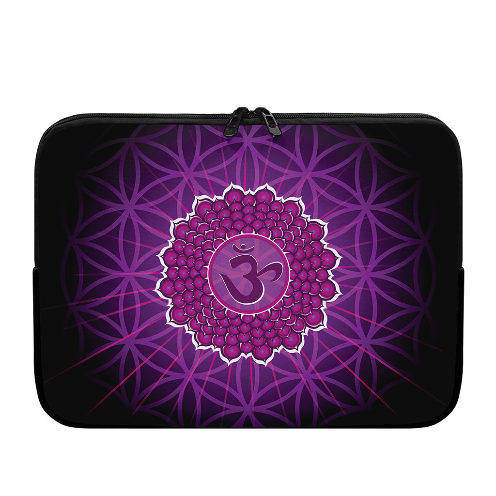 Sahasrara Chakra Spiritual Print Laptop Sleeve